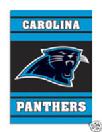 CAROLINA PANTHERS 2 SIDED HOUSE PORCH BANNER FLAG