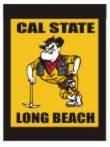 Cal State Long Beach U vertical flag