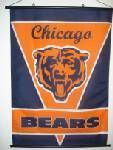 CHICAGO BEARS SCROLL  FLAG