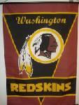 WASHINGTON REDSKINS SCROLL BANNER FLAG