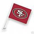 SAN FRANCISCO 49ers NFL CAR FLAG 11 x 18