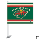 NHL Minnesota Wild 2 Sided Car Flag