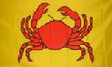 CRAB 3'X5' FLAG