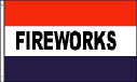 FIREWORKS 3'X5' FLAG 1