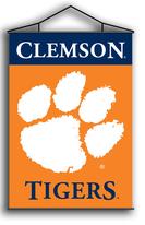 CLEMSON TIGERS indoor vertical flag