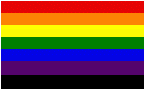 AIDS RAINBOW FLAG 