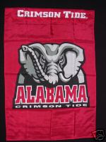Alabama U vertical flag Crimson Tide