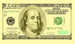100 DOLLAR BILL FACE 3'X5' FLAG
