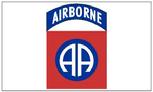 82nd AIRBORN FLAG 3 X 5 AIRBORNE DIVISION BANNER WHITE