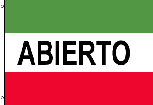 ABIERTO-(OPEN) 3'X5' FLAG