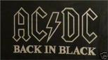 AC/DC BACK IN BLACK FLAG 