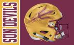 Sun Devils yellow helmet flag