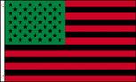 GreenBlackRed USA flag