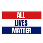 All Lives Matter red whit blue flag