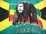 BOB MARLEY FREEDOM FLAG 3x5 FT