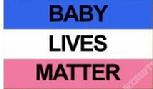 Baby Lives Matter flag