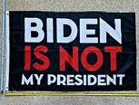 Biden is not my president flag
