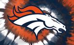 Denver Bronocs Tye Dye flag