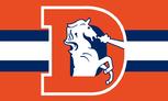 Denver Broncos old school flag