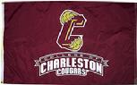 COLLEGE OF CHARLESTON COUGARS FLAG 