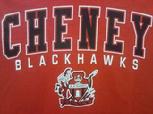 Cheney High School Blackhawks flag