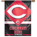 Cincinnati Reds Vertical Banner 27 X 37