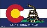 Colorado don't tread on me flag