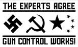 The Experts Agree Gun Control Works flag