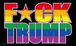 Rainbow Fuck Trump flag