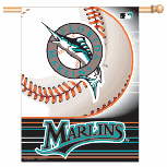 Florida Marlins Vertical Banner 