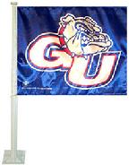 GONZAGA UNIVERSITY ZAGS CAR FLAG WITH WALL MOUNT