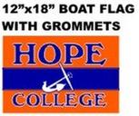Hope College boat flag