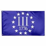 1776 13 stars blue III flag