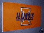 ILLINOIS FIGHTING ILLINI FLAG 3'X5' NCAA BANNER
