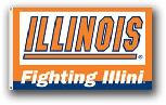 Illinois Fighting Illini Flag 3 X 5