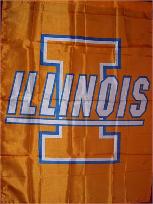 Illinois Fighting Illini Vertical Banner Flag 