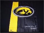 Iowa Hawkeyes Vertical Banner Flag 27 X 37
