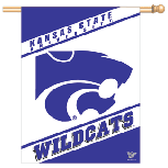 Kansas State Wildcats Vertical Banner Flag 27 X 37