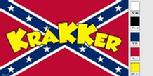 Krakker Rebel Flag