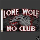 Lone Wolf No Club flag