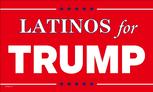 Latinos for TRUMP flag