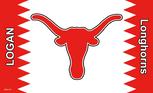 Logan New Mexico Longhorns flag