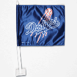 Los Angeles Dodgers Two Sided Car Flag