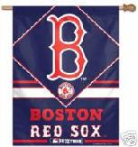 MLB BOSTON RED SOXS VERTICAL BANNER FLAG 27 X 37