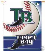 MLB TAMPA BAY DEVIL RAYS FLAG 27 X 37 BANNER