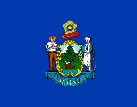 MAINE STATE OF flag