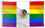 Mexicorainbow flag