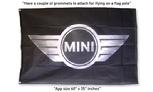 Mini Cooper black flag