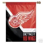 NHL DETROIT RED WINGS FLAG 27 X 37 BANNER