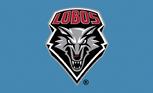 Lobos teal blue flag